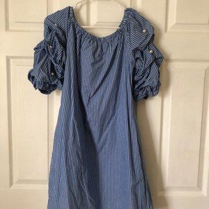 Sam and Jess Ruffle Sleeve Dress